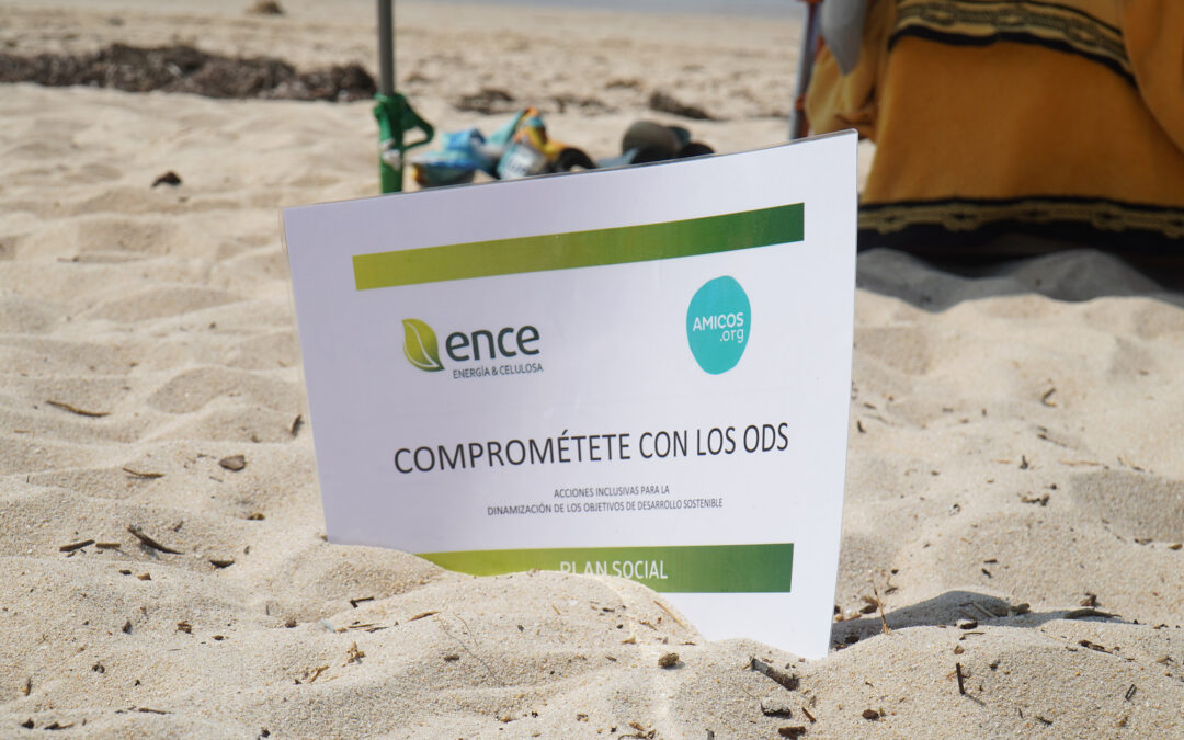 A RAPAZADA DO CAMPAMENTO DE SANTA MARÍA DO CASTRO SÚMASE AO COIDADO DO LITORAL CON COMPROMÉTETE COS ODS